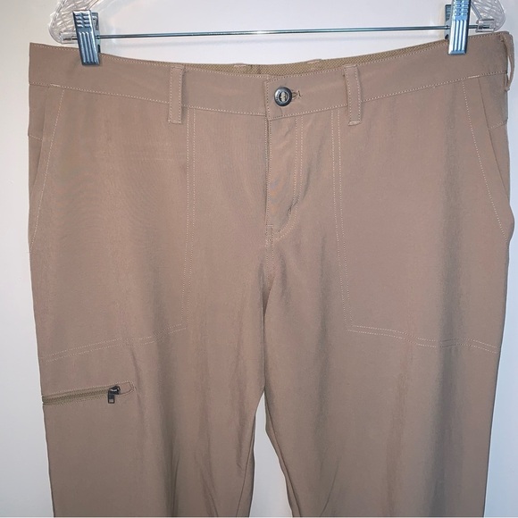 Patagonia Happy Hike Pants Tan 12 - Picture 5 of 9